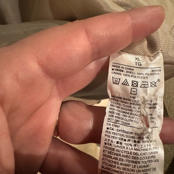 BRAND NEW Banana Republic Vegan Faux Suede Bomber Jacket Size XL. - Picture 6 of 6